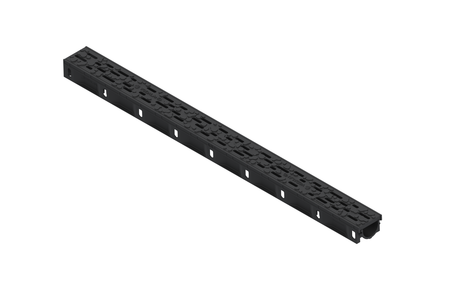 Micro Threshold Drain with Plastic Grate