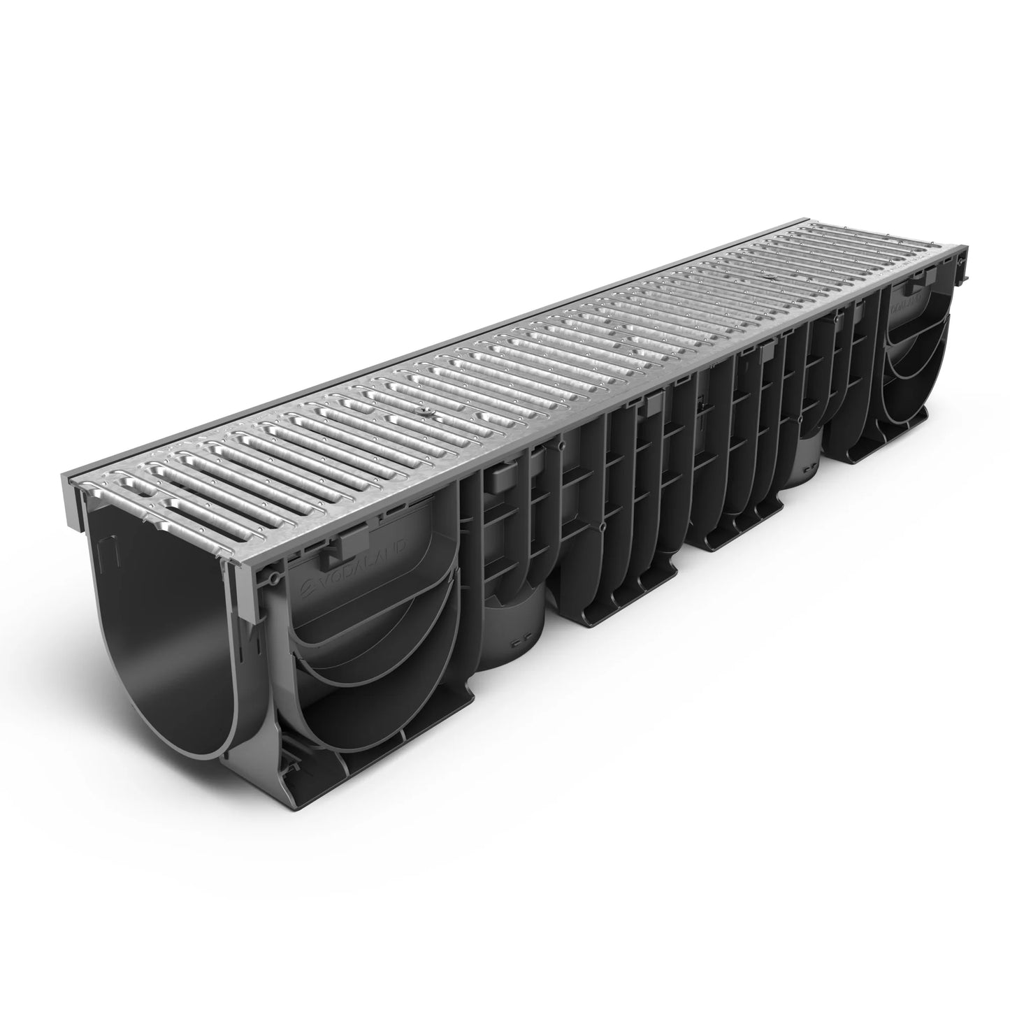 BASE 150P Channel drain with galvanised steel grating