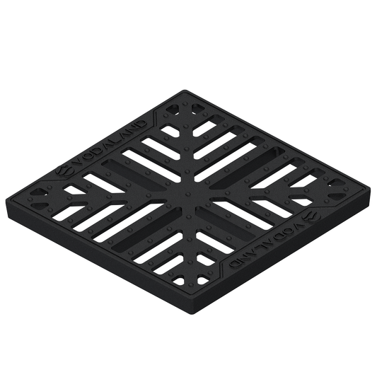 300x300 Cast iron channel grate, R50 (up to 5 tonnes)