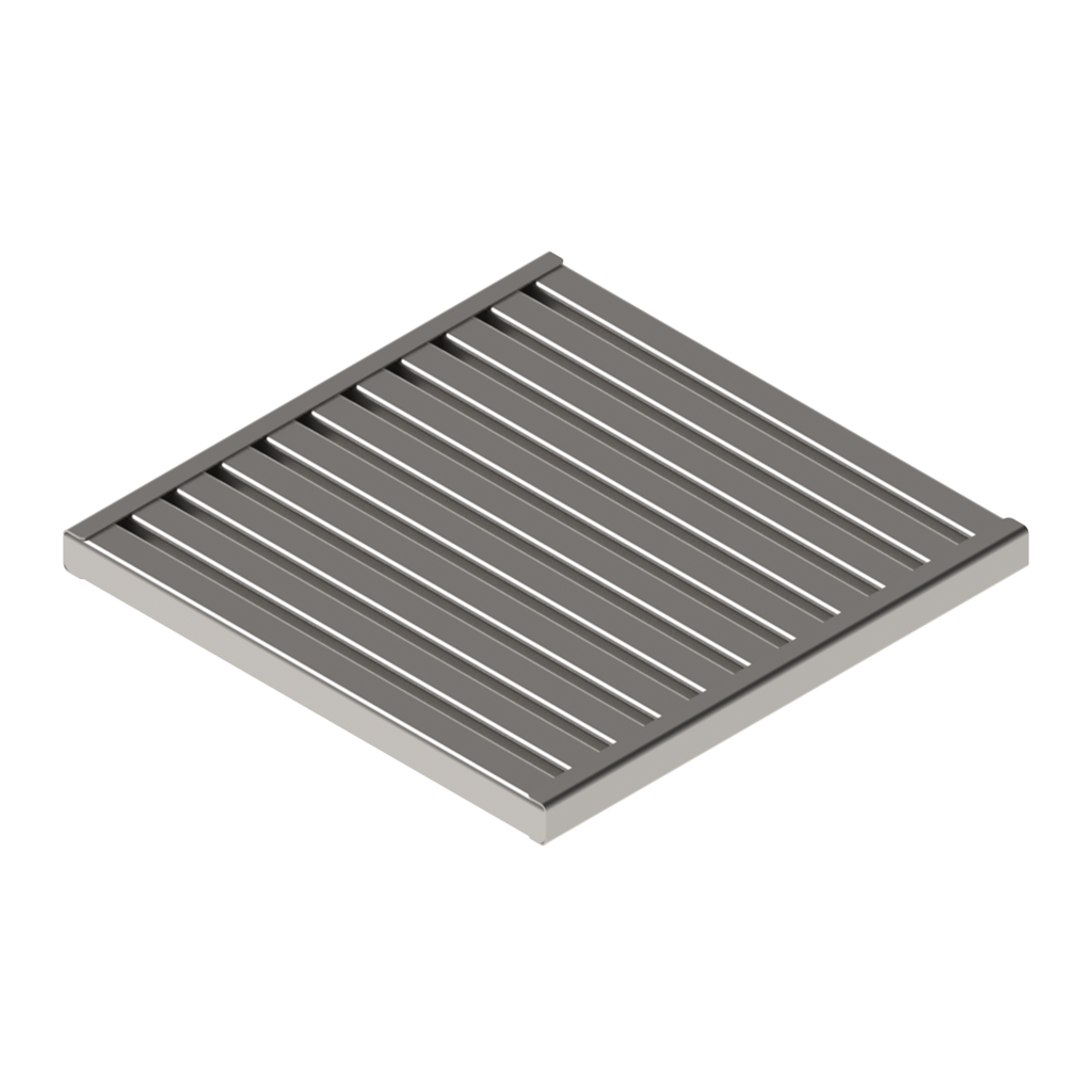 300x300 Stainless steel HeelSafe channel grate, A15