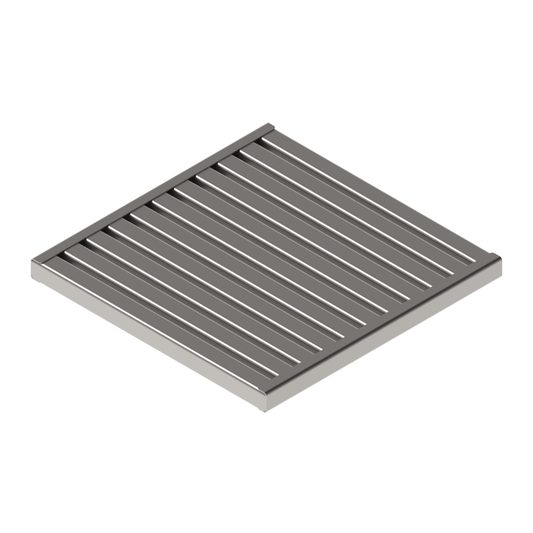 300x300 Stainless steel HeelSafe channel grate, A15