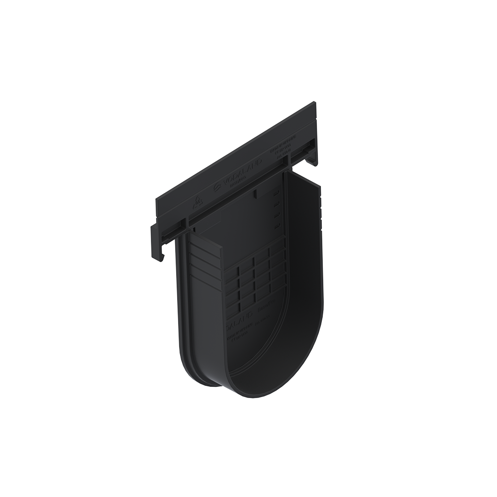 DN100 plastic channel end cap