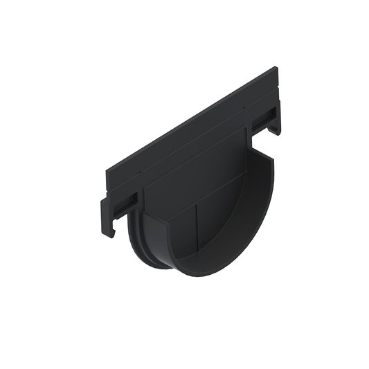 DN100 plastic channel end cap