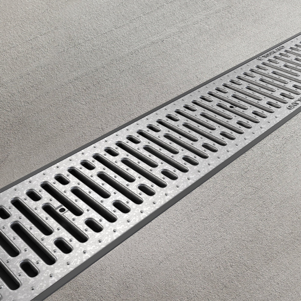 DN200 Galvanised steel grate drainage channel package
