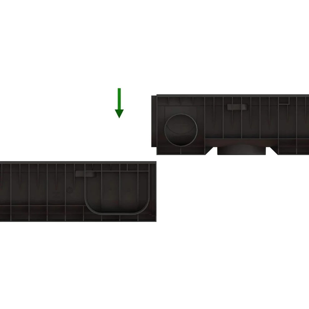 DN200 Galvanised steel grate drainage channel package