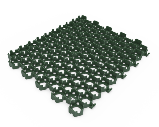 HEXpave Dark Green Gravel & Grass Paving Grid
