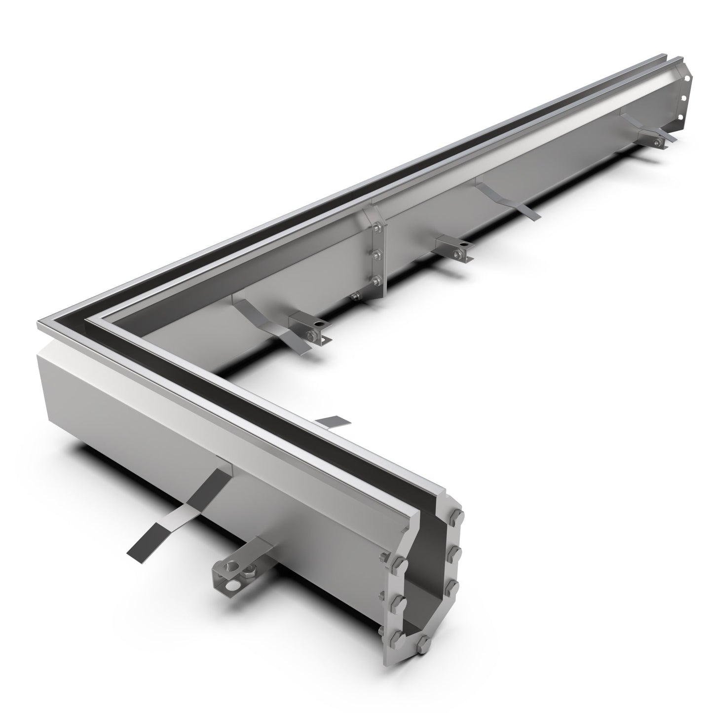 Modular SL60 stainless steel slot drain system