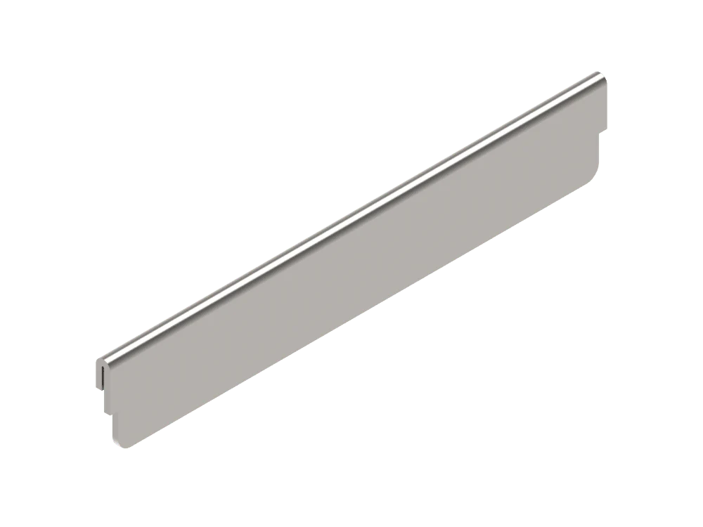 Balcony & patio drainage channel end cap