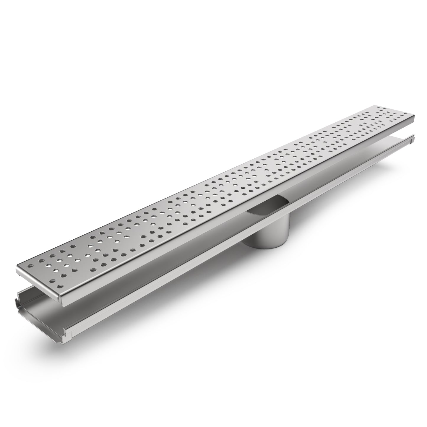 Shallow stainless balcony & patio drain H20mm