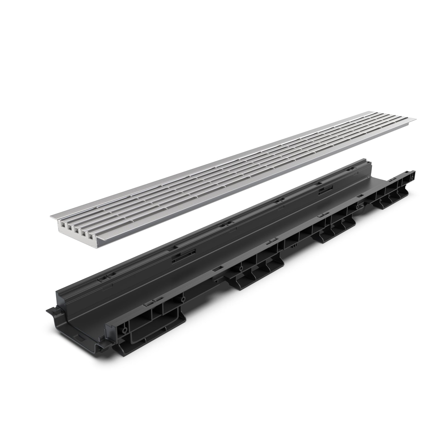 DN100 HeelSafe stainless grate drainage channel package