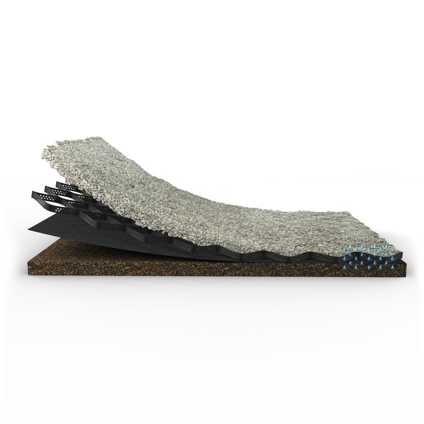 Geocell erosion control grid H50 - matting