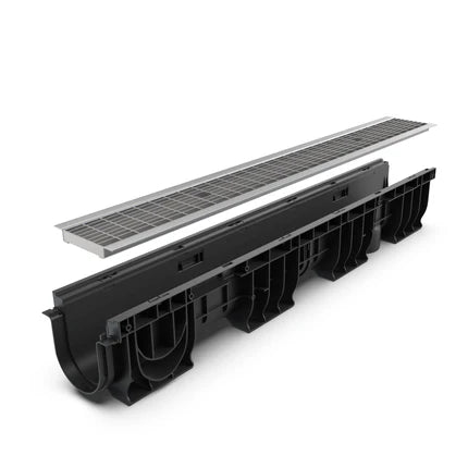 DN100 Mesh stainless grate drainage channel package B125