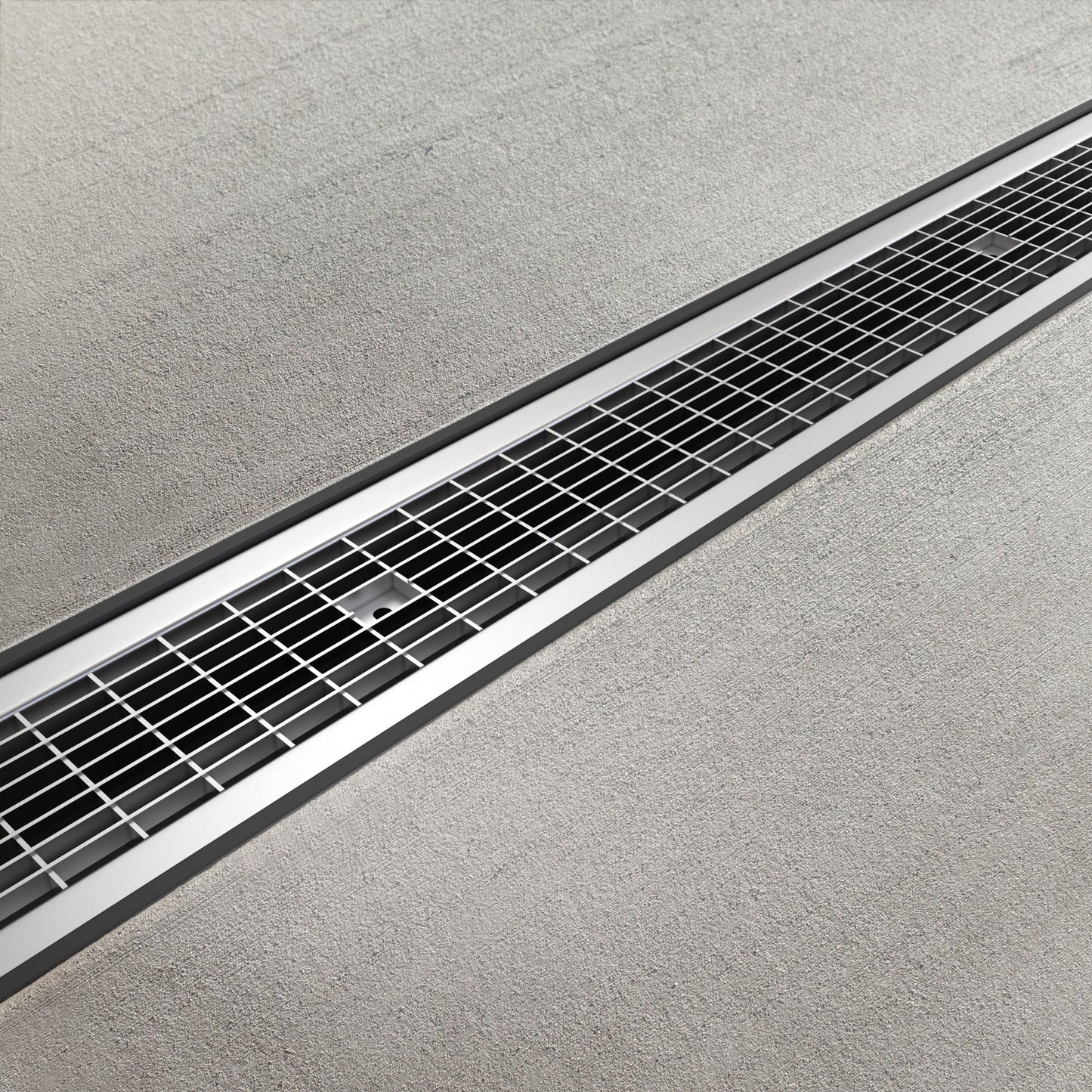 DN100 Mesh stainless grate drainage channel package B125