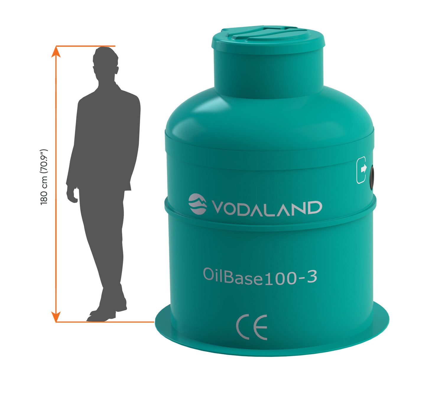 Human Sized Vodaland Oil retention separator