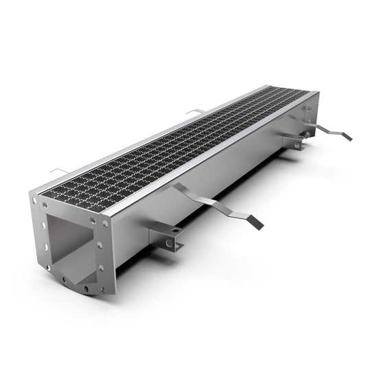 DN100 Modular stainless steel channel drain system