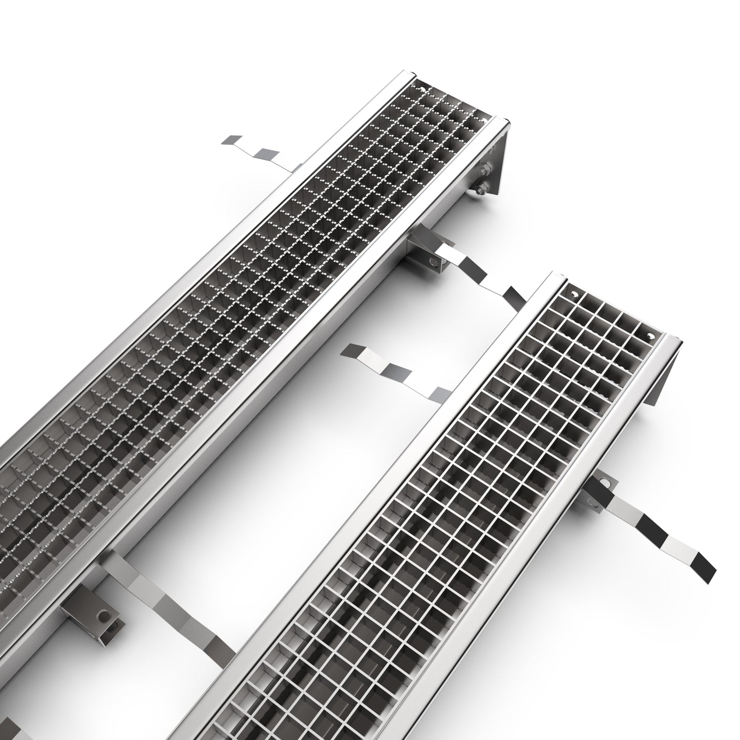 DN100 Modular stainless steel channel drain system