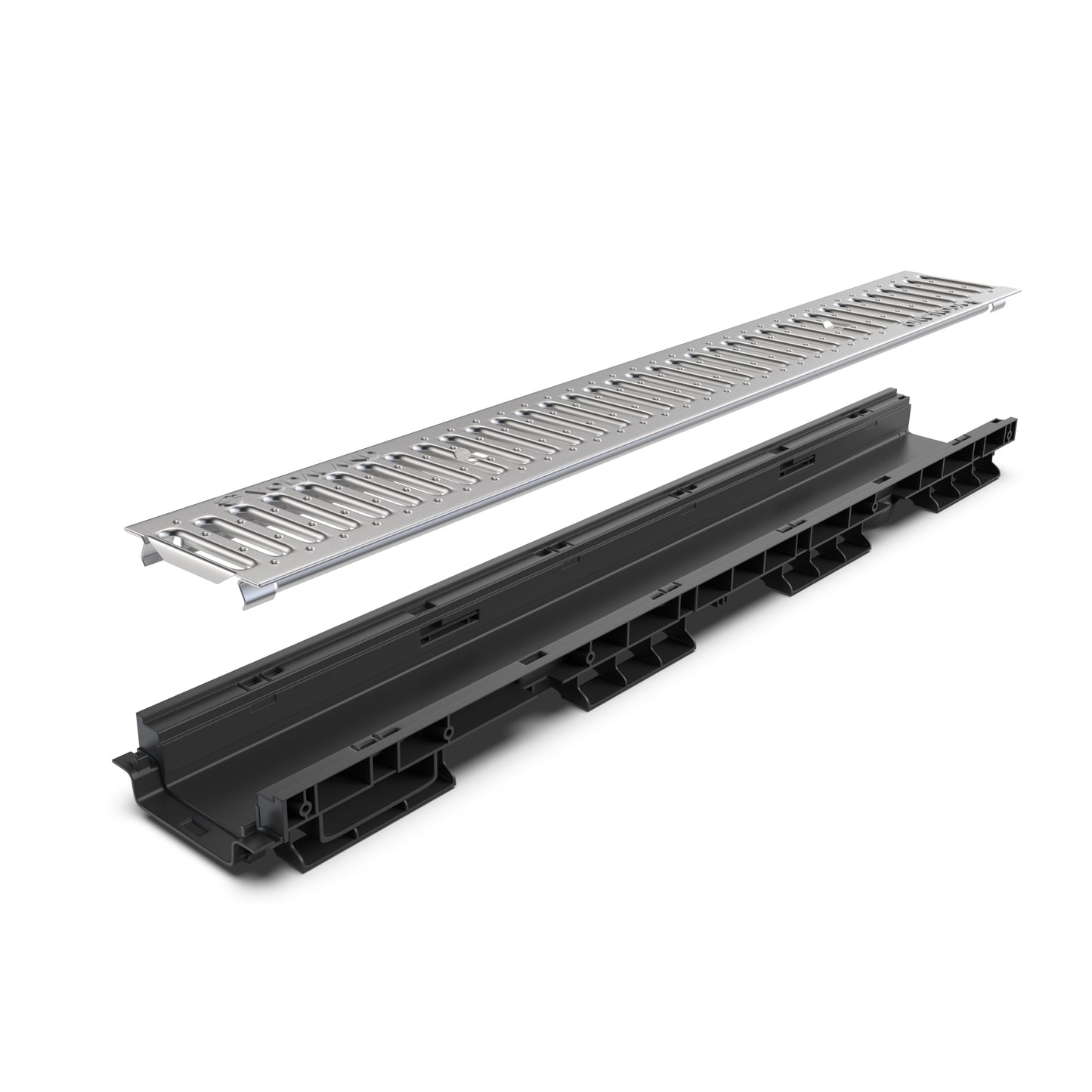 DN100 Stainless steel grate drainage channel package
