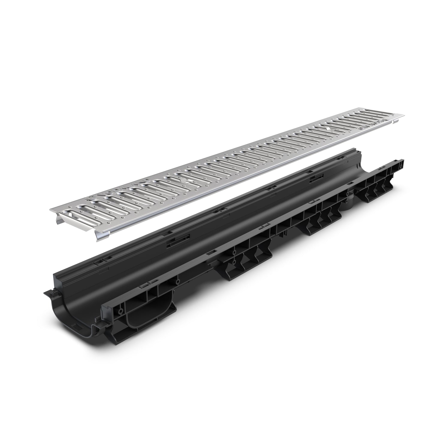DN100 Stainless steel grate drainage channel package