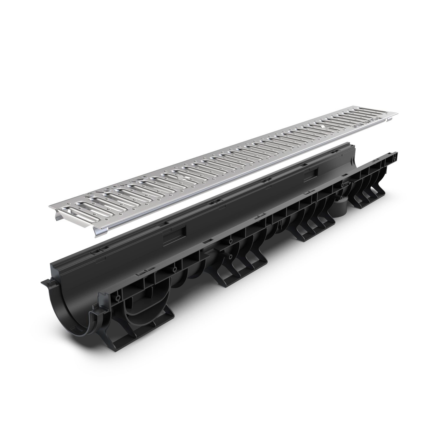 DN100 Stainless steel grate drainage channel package