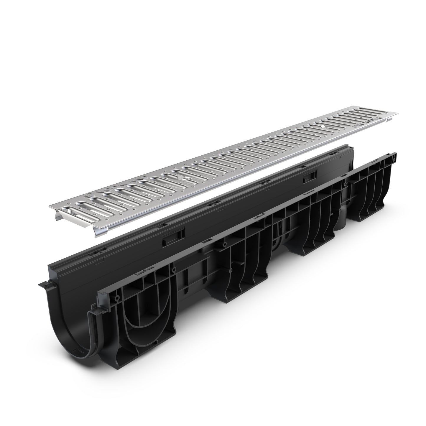 DN100 Stainless steel grate drainage channel package
