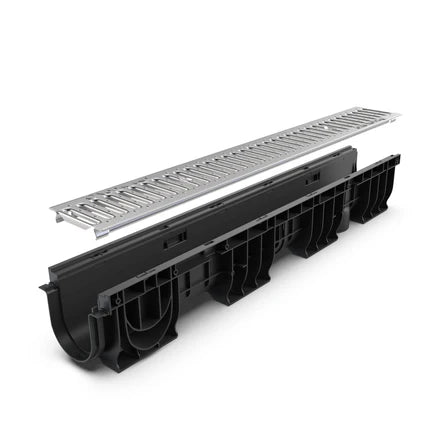 DN100 Stainless steel grate drainage channel package