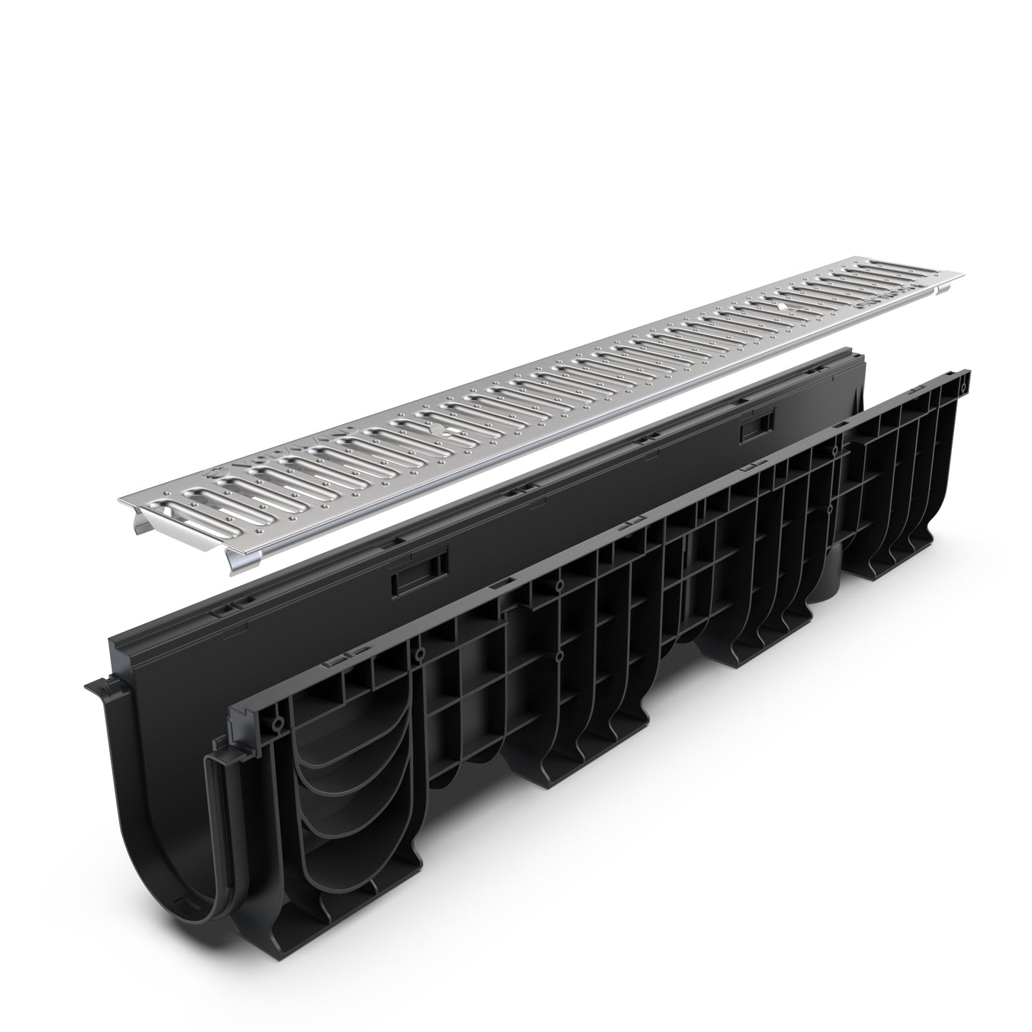 DN100 Stainless steel grate drainage channel package
