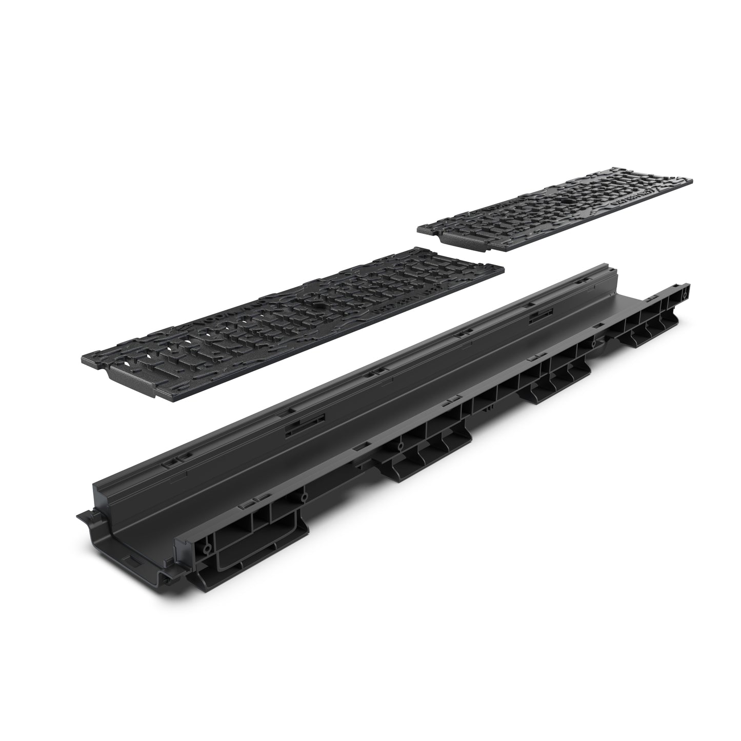 DN100 Cast iron grate drainage channel package
