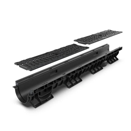 DN100 Cast iron grate drainage channel package