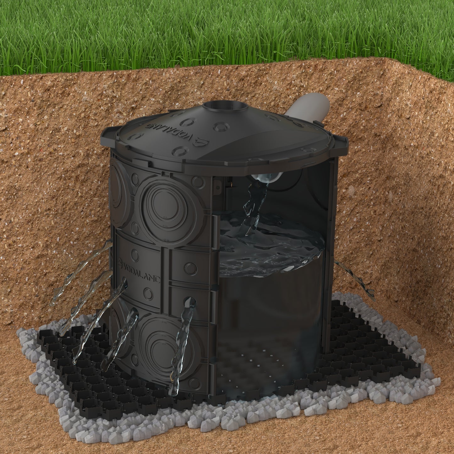 Vodaland under ground Easy DryWell soakaway system