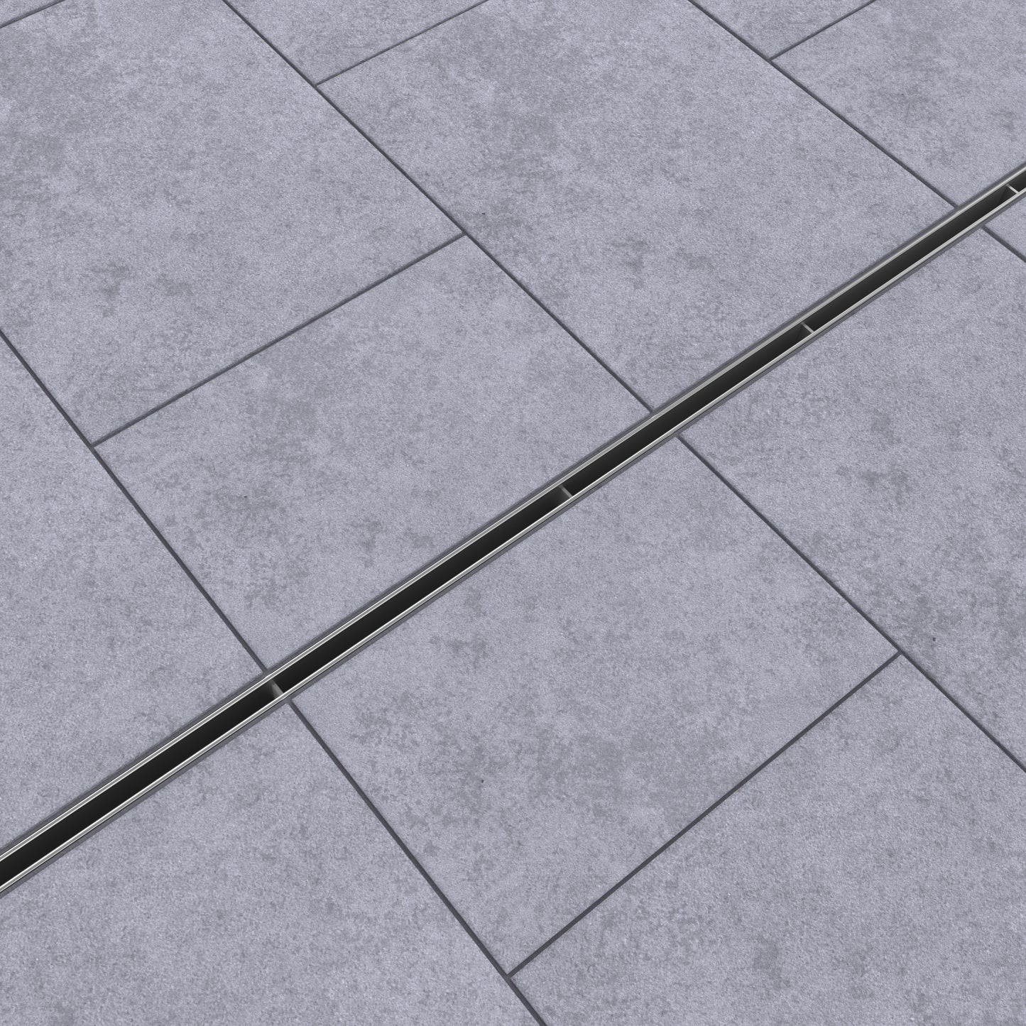 Stainless slot drain T-Type H65, Class B125