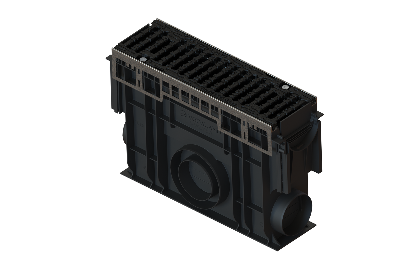 PRO DN100 Plastic sump unit with cast iron grate, D400