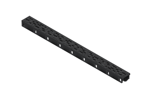 Micro Threshold Drain with Plastic Grate