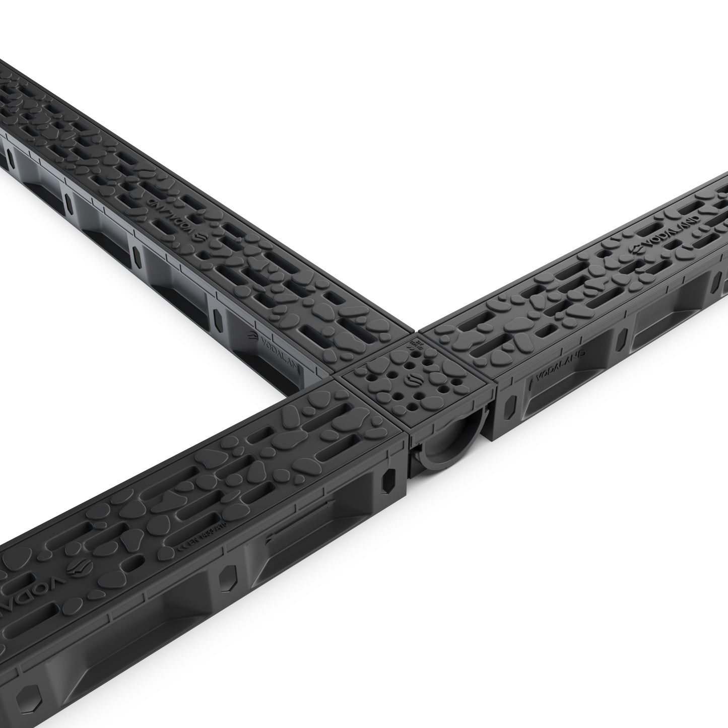 Micro Threshold Drain with Plastic Grate