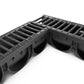EASY 3 Channel drain with cast iron grate, B125