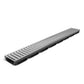EASY Low plastic channel drain with galvanised grate, A15