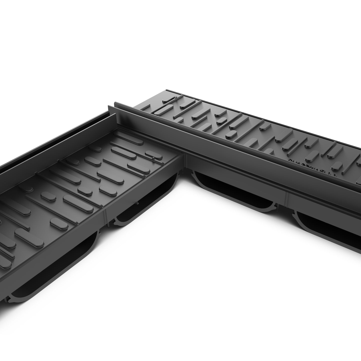 EASY Low plastic slot drain with 20mm upstand Close Up