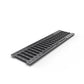 BASE 100PC Polymer concrete channel drain with cast iron grate C250