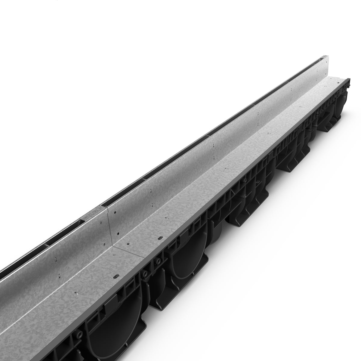 Galvanised Slot Drain Channel T-Type H65, Class B125