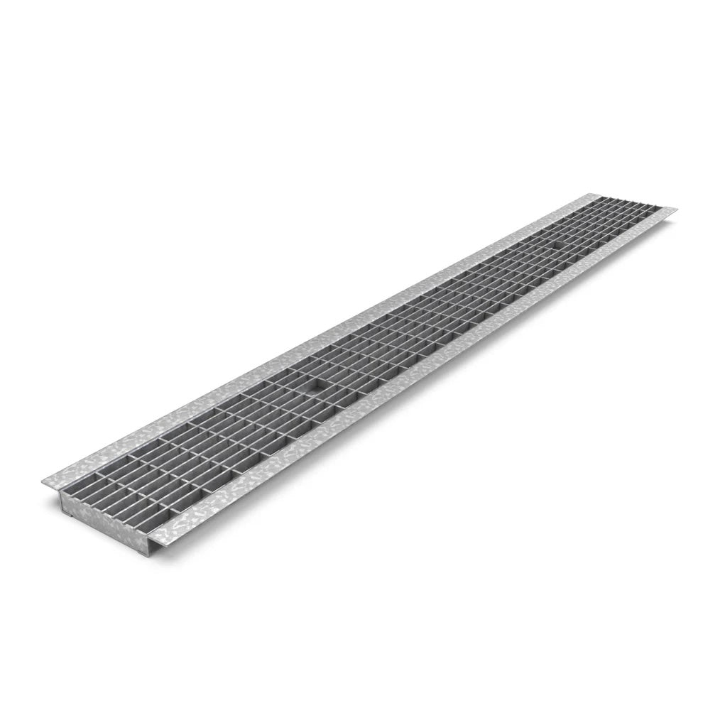 DN100 galvanised mesh grate, B125