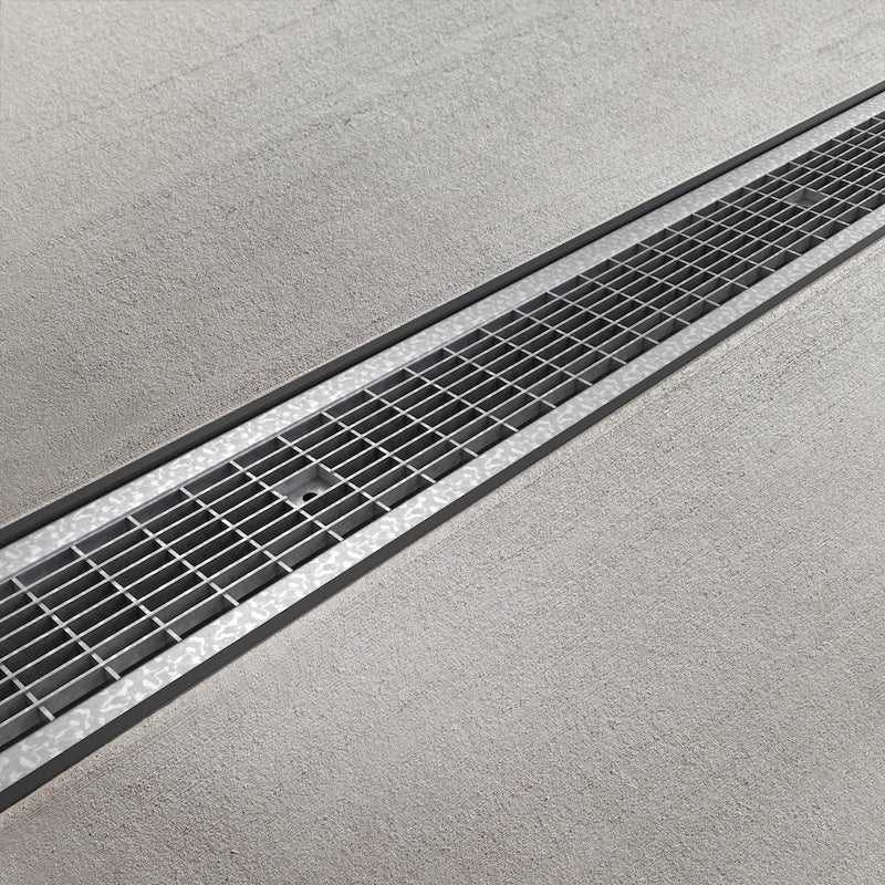 DN100 galvanised mesh grate, B125