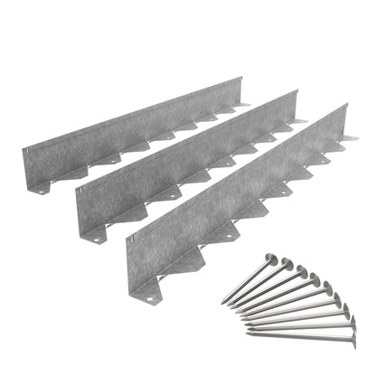 Galvanised Steel Border Edging System with pegs