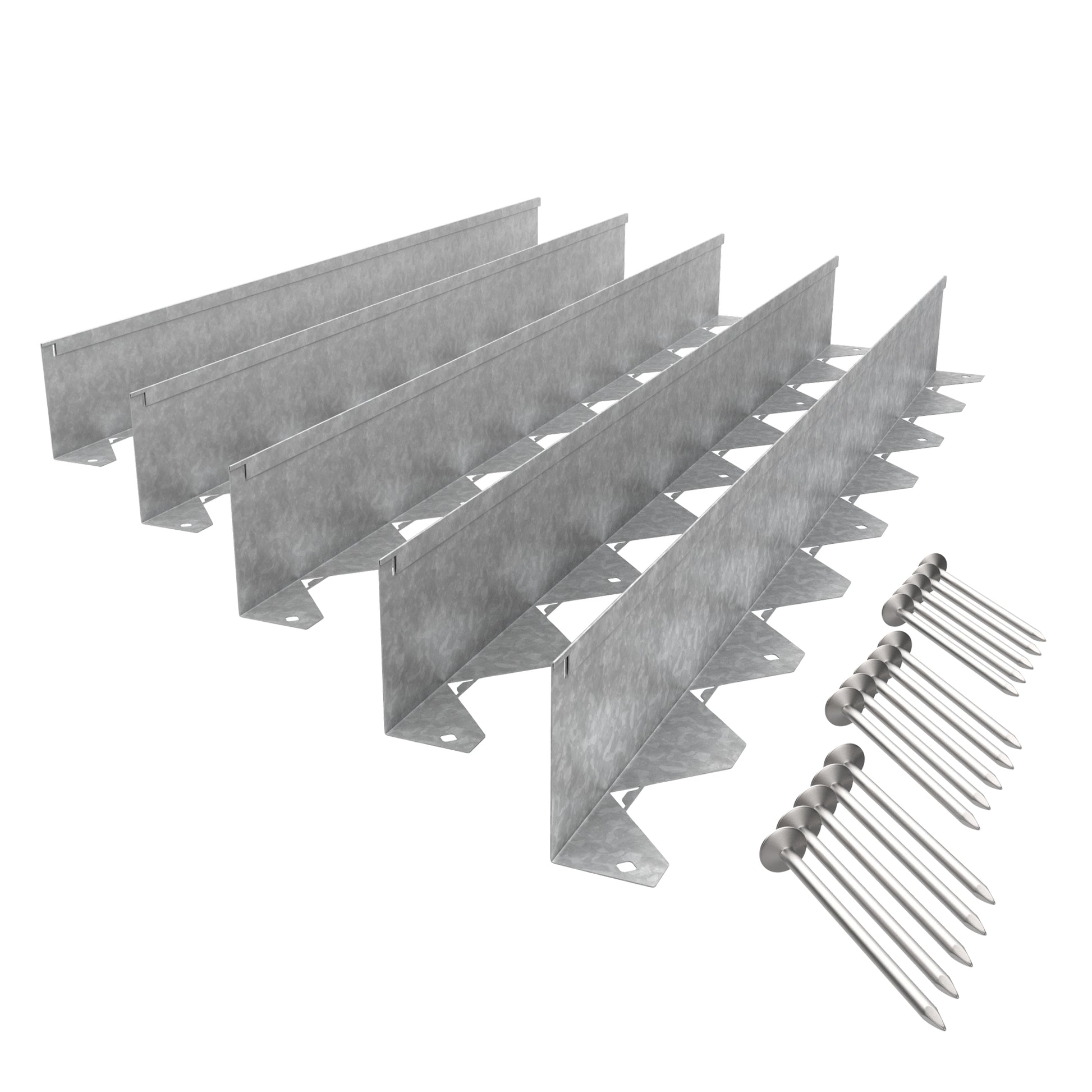 Galvanised Steel Border Edging System by Vodaland