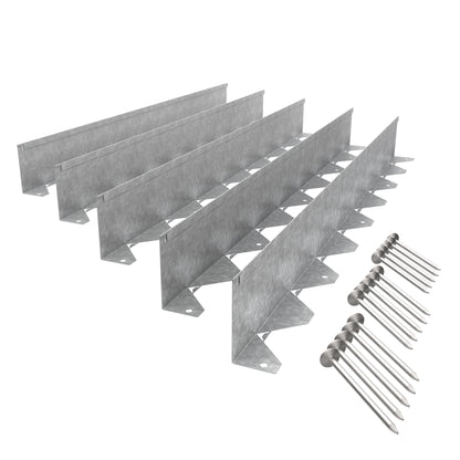 Galvanised Steel Border Edging System by Vodaland