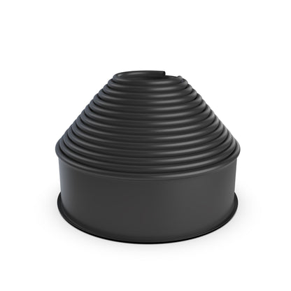 Plastic border garden edging - Black