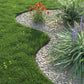 Plastic border garden edging - Brown