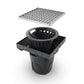 300x300 NEO Gully drain with galvanised grate A15