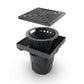 300x300 NEO Gully drain with cast iron grate R50