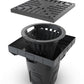 550x550  NEO Gully drain with cast iron grate A15