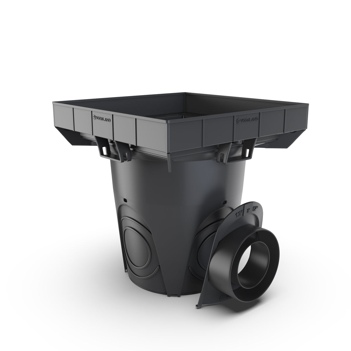 300x300 NEO Gully drain with cast iron grate R50