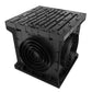 400x400 Plastic gully drain with plastic grate A15